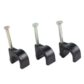 R Type Plastic Cable Clamps Wire Tube